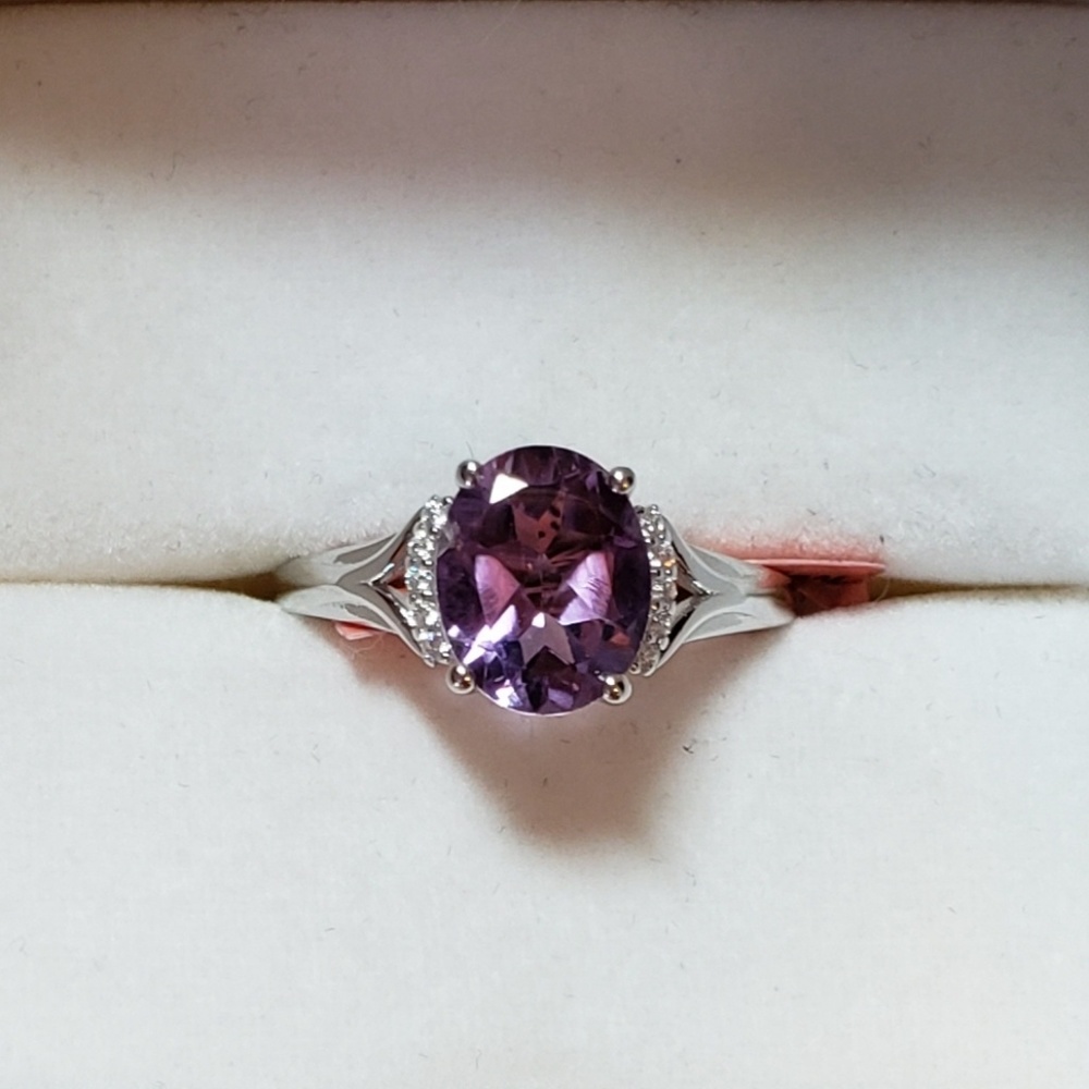 Sterling Amethyst Ring